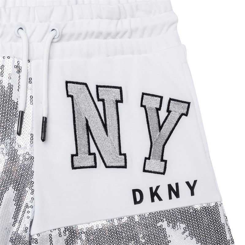 DKNY D34A60-016 Szorty dla dziewczynki kolor srebrny -  - #tag1# - #tag2# - #tag3# - #tag4#