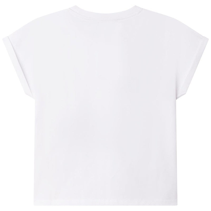 DKNY D35S02-10B Koszulka dla dziewczynki kolor biały -  - #tag1# - #tag2# - #tag3# - #tag4#