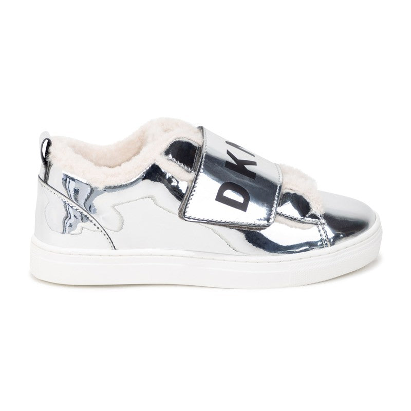 DKNY D39058-16 Sneakersy ocieplane dziewczęce kolor szary -  - #tag1# - #tag2# - #tag3# - #tag4#