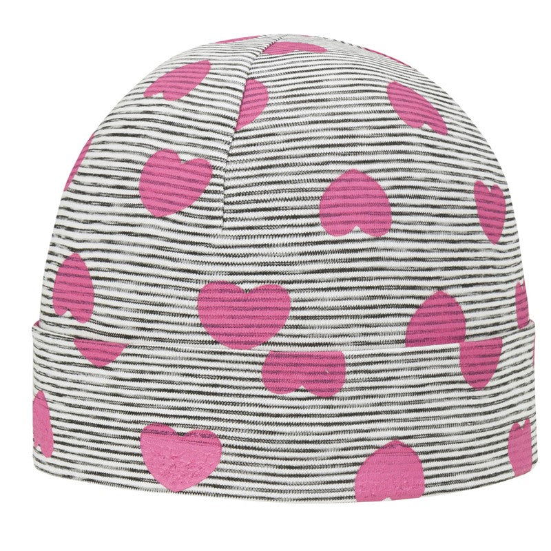 Doll 1738843629-1010 Czapka dzianinowa kolor biały/szary/fuksja -  - #tag1# - #tag2# - #tag3# - #tag4#