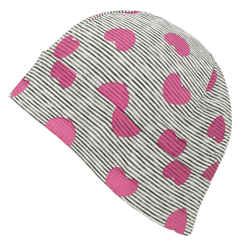 Doll 1738843629-1010 Czapka dzianinowa kolor biały/szary/fuksja -  - #tag1# - #tag2# - #tag3# - #tag4#