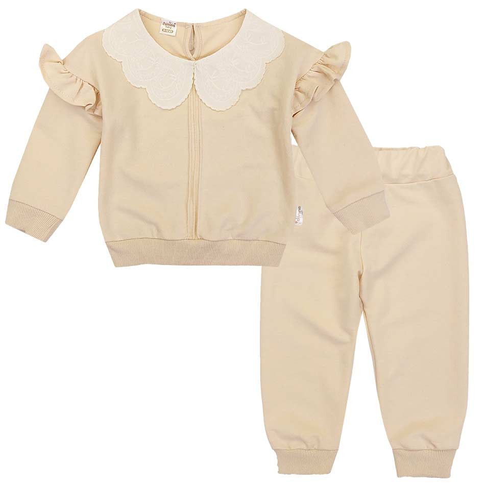 Dres 2 Części dziewczynka beż 60079-131123 GKMOD - - #tag1# - #tag2# - #tag3# - #tag4#