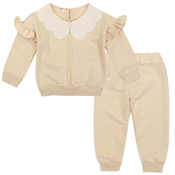 Dres 2 Części dziewczynka beż 60079-131123 GKMOD - - #tag1# - #tag2# - #tag3# - #tag4#