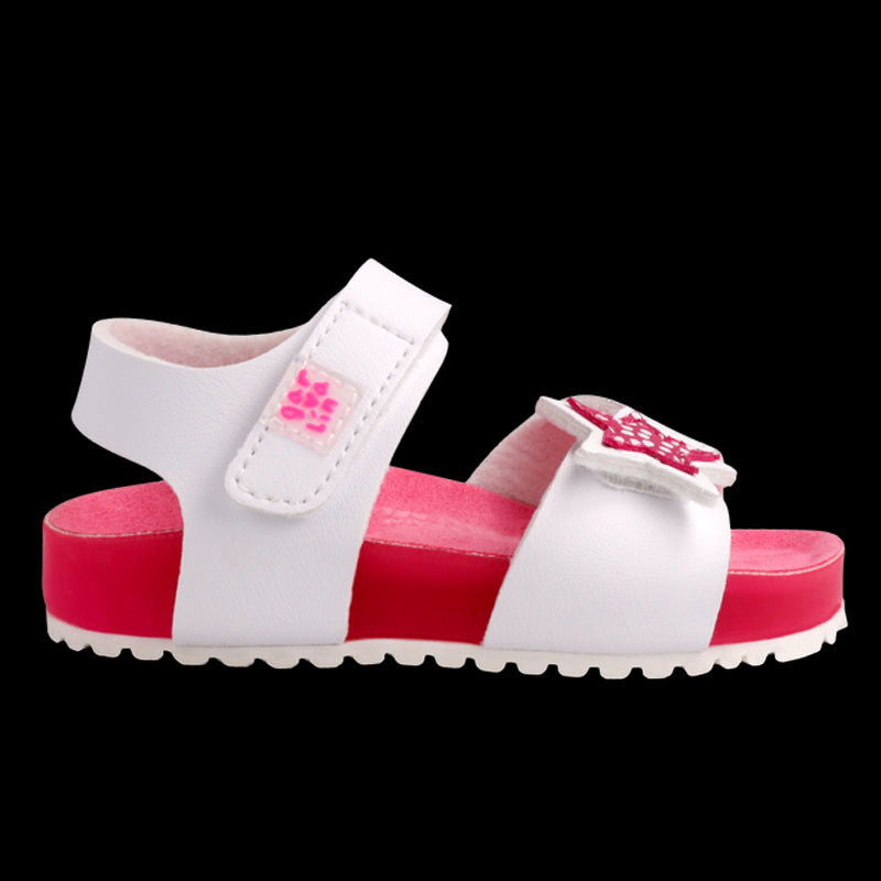 Garvalin Sandały dla dziewczynki 222440-B biały - - #tag1# - #tag2# - #tag3# - #tag4#