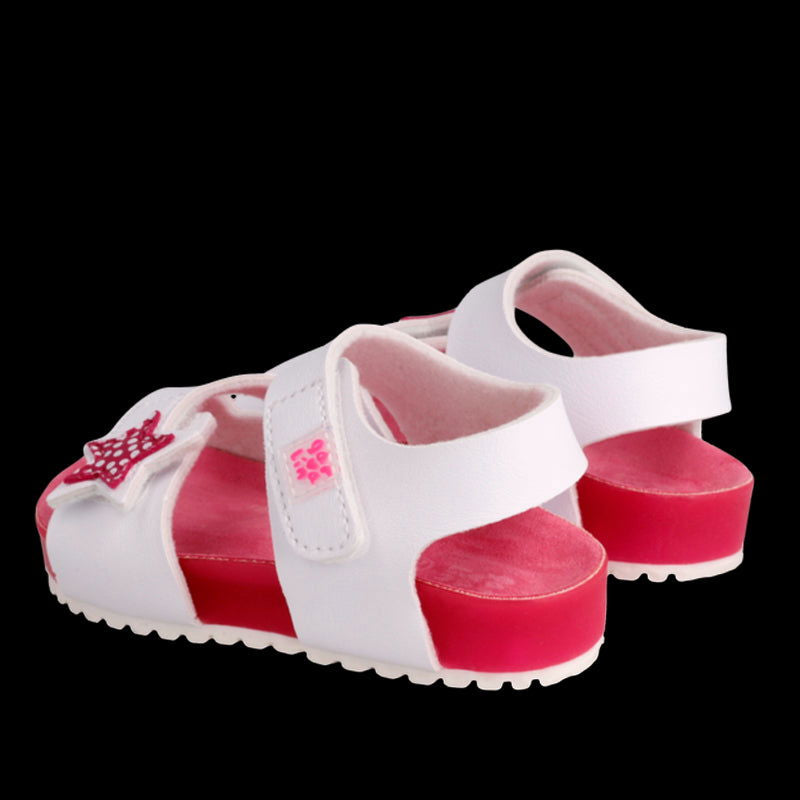 Garvalin Sandały dla dziewczynki 222440-B biały - - #tag1# - #tag2# - #tag3# - #tag4#