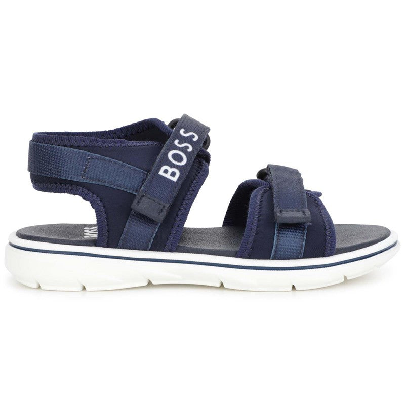 HUGO BOSS J09174-849 Sandały dla chłopca kolor granatowy - - #tag1# - #tag2# - #tag3# - #tag4#