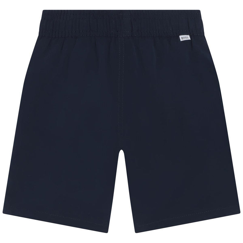 HUGO BOSS J24768-849 Bermudy kąpielowe chłopięce kolor granatowy -  - #tag1# - #tag2# - #tag3# - #tag4#