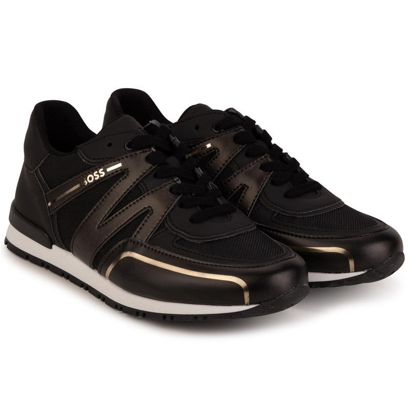 HUGO BOSS J29283-09B Sneakersy dla chłopca kolor czarny - - #tag1# - #tag2# - #tag3# - #tag4#