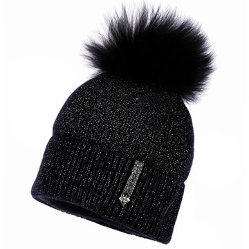 Jamiks SAILA czapka dziewczęca kolor granat JZB247-3 -  - #tag1# - #tag2# - #tag3# - #tag4#