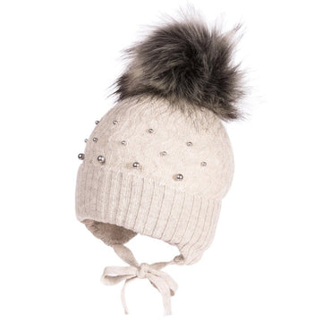 Jamiks SALLY II czapka dziewczęca kolor popiel JZB250-2 -  - #tag1# - #tag2# - #tag3# - #tag4#