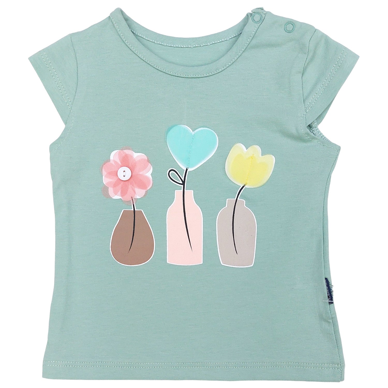 Komlet Bluzka Szorty dziewczynka mięta 16561-14524 GKMOD -  - #tag1# - #tag2# - #tag3# - #tag4#