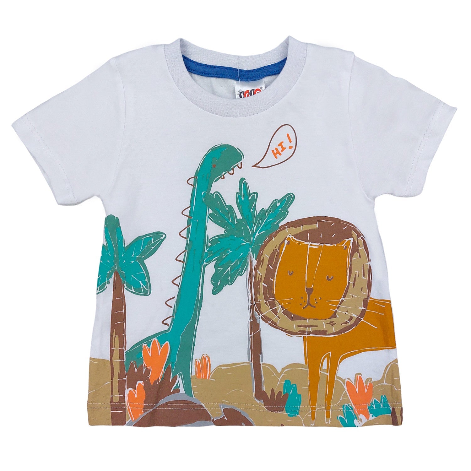 Komplet Bluzka Szorty Dinozaur chłopak zielony 154-26424 GKMOC - - #tag1# - #tag2# - #tag3# - #tag4#