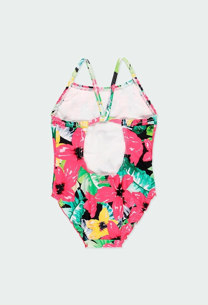 Kostium kąpielowy dla dziewczynki Boboli 824307-9727 kolor róż/zieleń -  - #tag1# - #tag2# - #tag3# - #tag4#