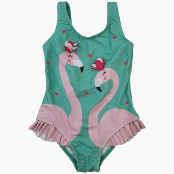 Kostium kąpielowy dziewczęcy Losan 118-4043AL-030 kolor Zielony - - #tag1# - #tag2# - #tag3# - #tag4#