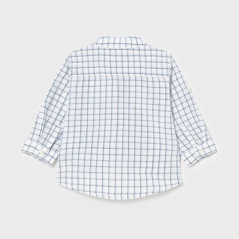 Koszula w kratkę chłopięca Mayoral 1119-33 granatowy -  - #tag1# - #tag2# - #tag3# - #tag4#