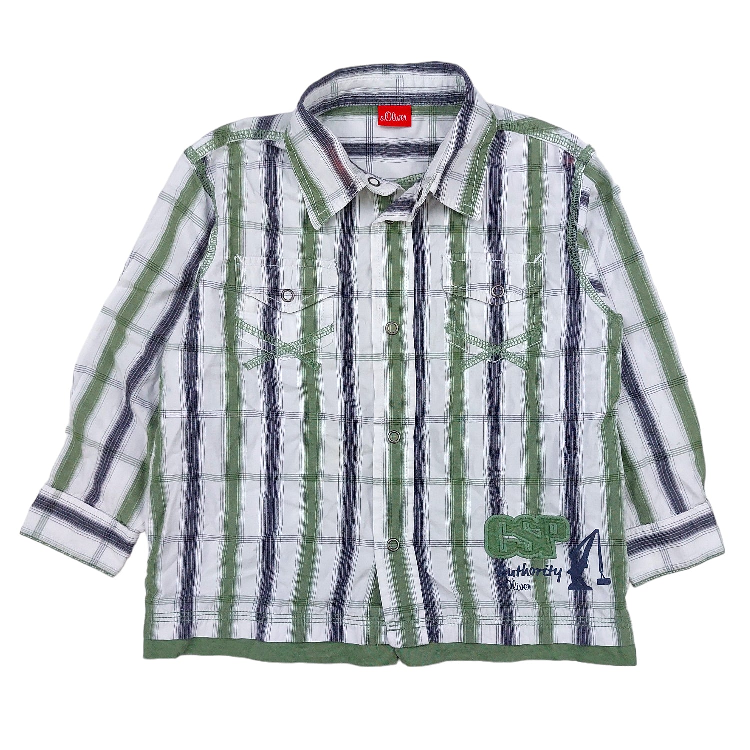 Koszula w kratkę chłopięca używana s.Oliwer kod 36 -  - #tag1# - #tag2# - #tag3# - #tag4#