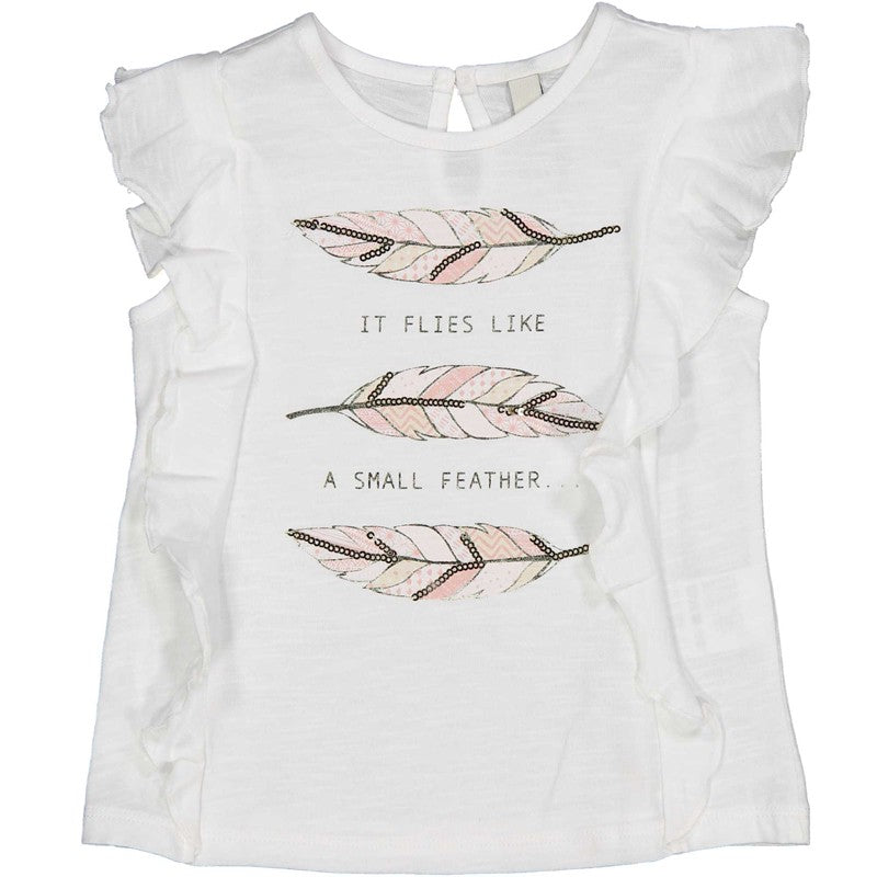 Koszulka dla dziewczynki Birba&Trybeyond 24087-10N kolor krem -  - #tag1# - #tag2# - #tag3# - #tag4#