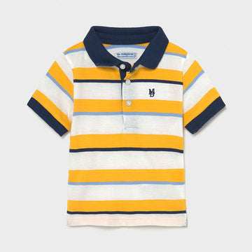 Koszulka polo w paski dla chłopców Mayoral 1107-93 Mango - - #tag1# - #tag2# - #tag3# - #tag4#