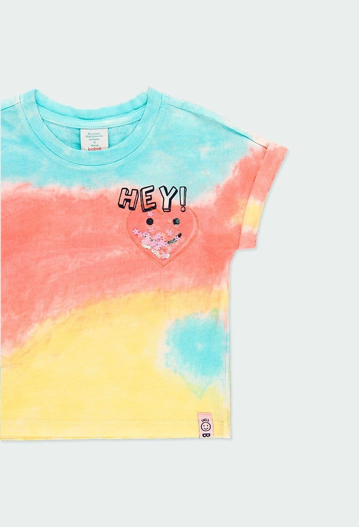 Koszulka tie dye dla dziewczynki Boboli 424044-3751 kolor kolorowy - - #tag1# - #tag2# - #tag3# - #tag4#