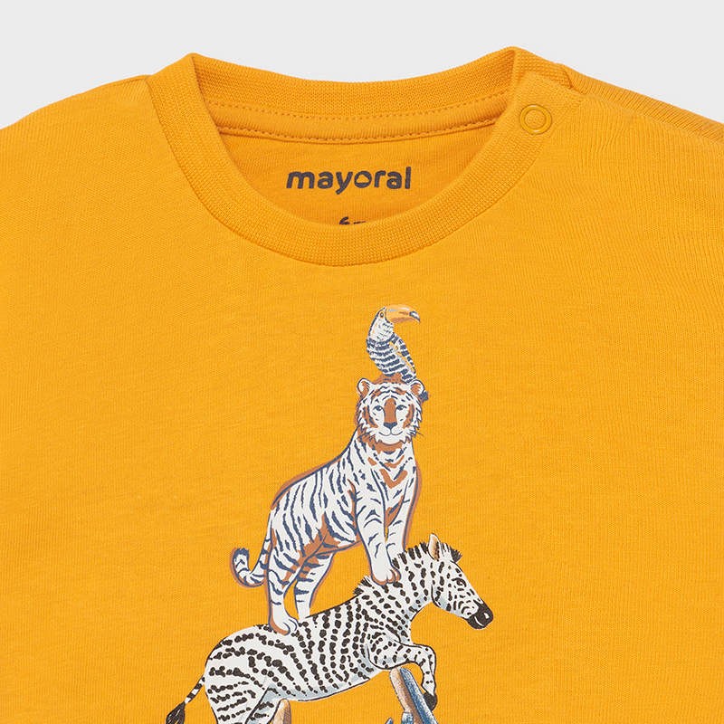 Koszulka z krótkim rękawem chłopiec Mayoral 1002-54 Mango - - #tag1# - #tag2# - #tag3# - #tag4#