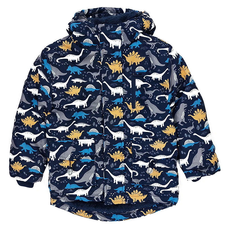 Kurtka Zimowa Dinozaury chłopak granat AC-6620-71023  GKMOC -  - #tag1# - #tag2# - #tag3# - #tag4#