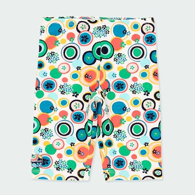 Leginsy z nadrukiem dla dziewczynki Boboli 224042-9825 kolor zielony - - #tag1# - #tag2# - #tag3# - #tag4#