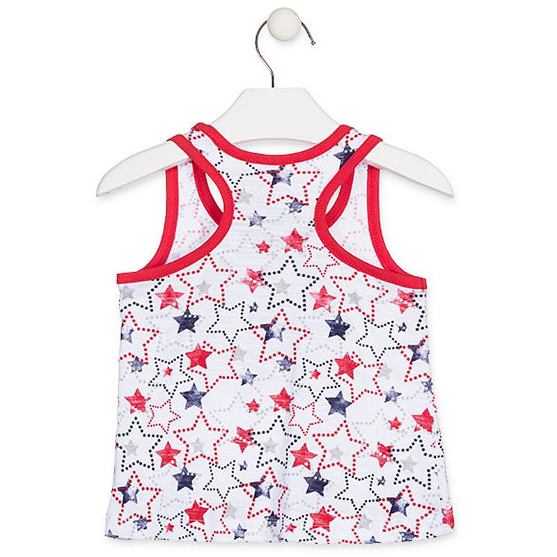 Losan T-Shirt na ramiączkach dziewczęcy biały 916-1017AA-001 -  - #tag1# - #tag2# - #tag3# - #tag4#