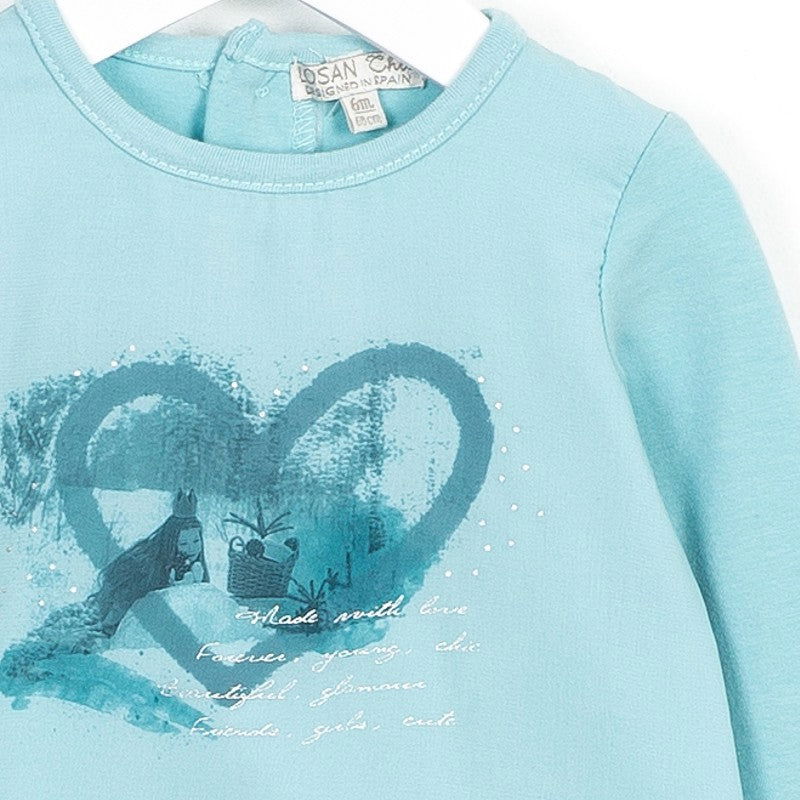 Losan bluzka 628-1723AD kolor morski - - #tag1# - #tag2# - #tag3# - #tag4#