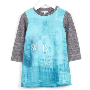 Losan sukienka 626-7711AD kolor turkus popiel - - #tag1# - #tag2# - #tag3# - #tag4#