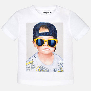 Mayoral 1050-50 Koszulka krótki rękaw boy kolor Biały - - #tag1# - #tag2# - #tag3# - #tag4#