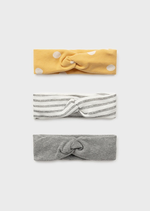 Mayoral 11-09442-016 Zestaw 3 opaski dziewczynka 9442-16 curry -  - #tag1# - #tag2# - #tag3# - #tag4#