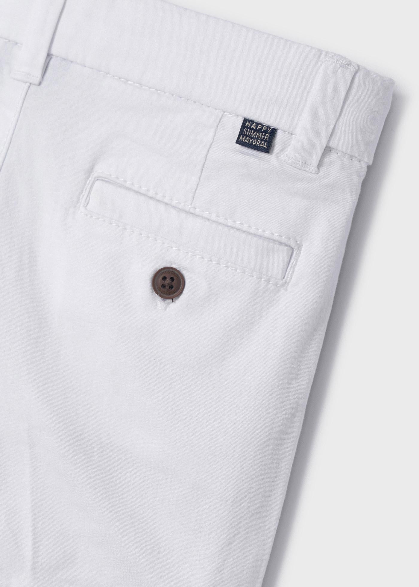 Mayoral 22-00207-039 Bermudy chino chłopiec 207-39 biały - - #tag1# - #tag2# - #tag3# - #tag4#