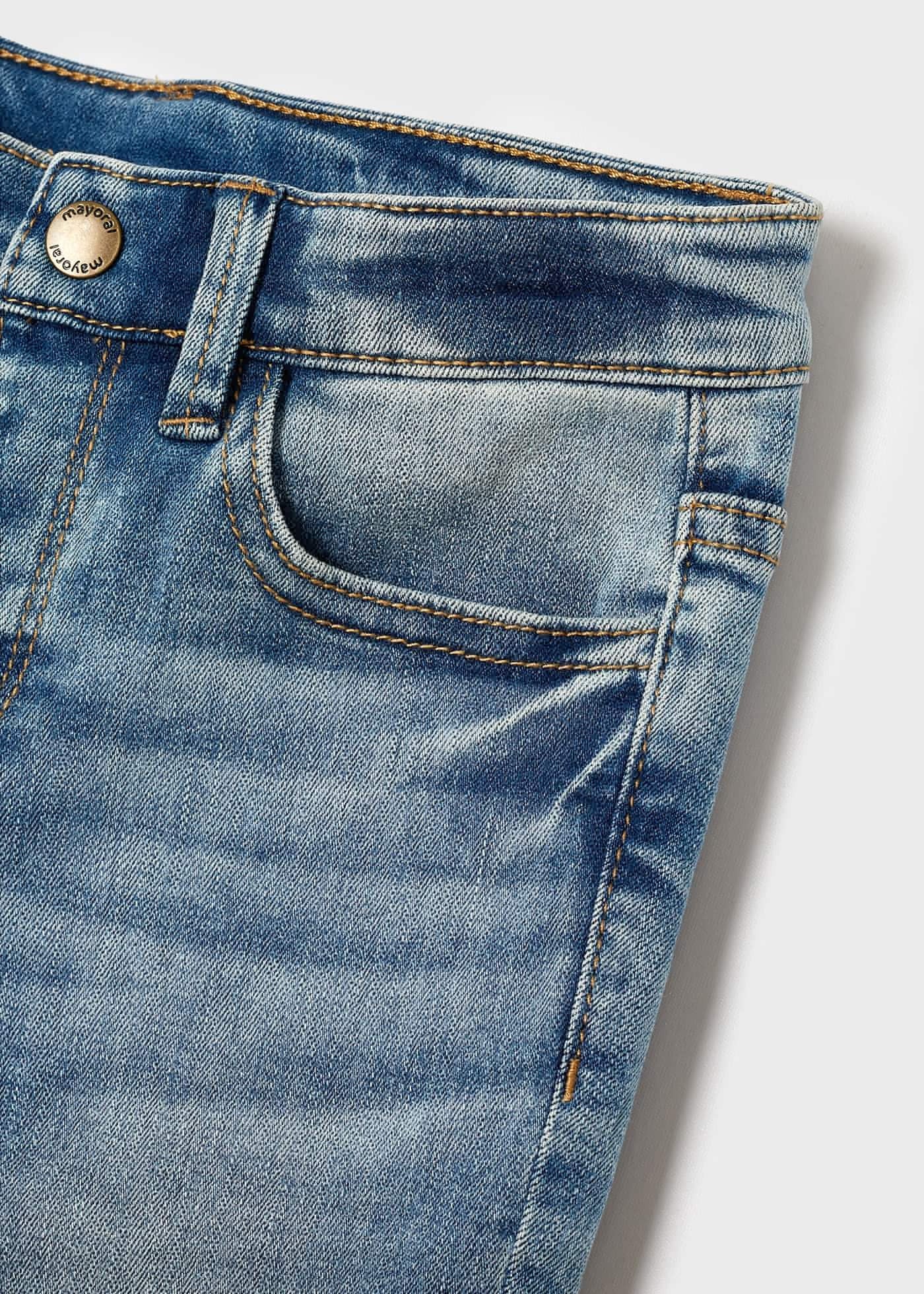 Mayoral 22-00515-037 Spodnie jeans slim fit chłopiec 515-37 jasny - - #tag1# - #tag2# - #tag3# - #tag4#