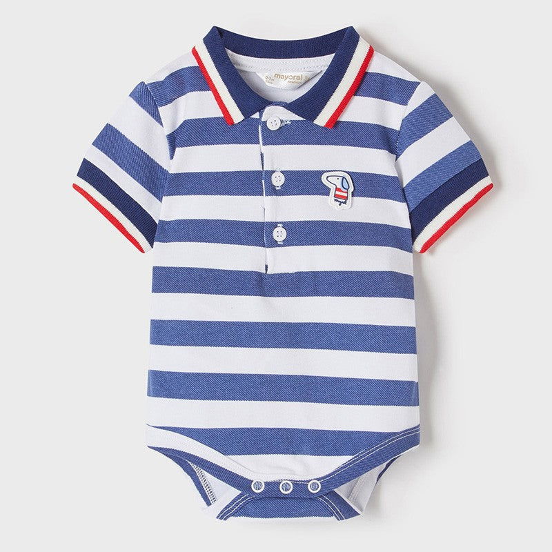 Mayoral 22-01709-081 Body polo chłopiec 1709-81 blue star - - #tag1# - #tag2# - #tag3# - #tag4#