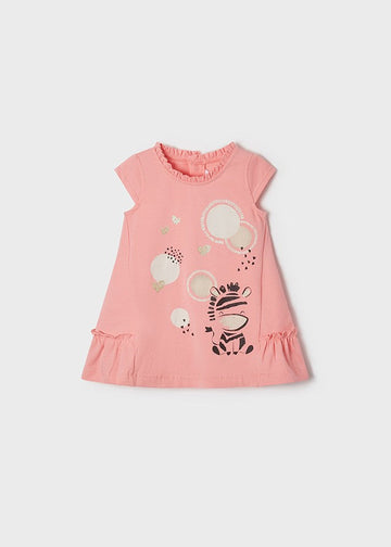 Mayoral 22-01924-028 Sukienka bawełniana zebra dziewczynka 1924-28 tulipan - - #tag1# - #tag2# - #tag3# - #tag4#