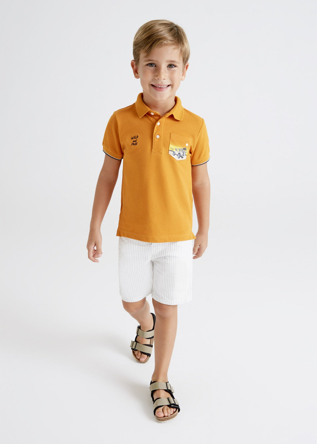 Mayoral 22-03250-072 Bermudy w paski chłopięce 3250-72 talk -  - #tag1# - #tag2# - #tag3# - #tag4#