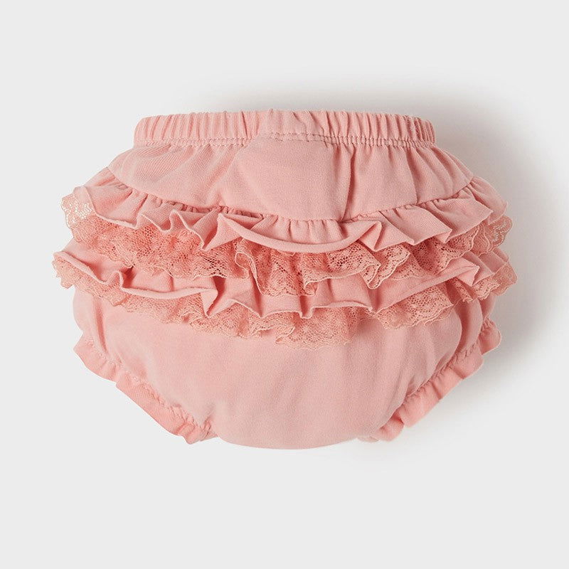 Mayoral 22-09464-054 Majteczki z falbankami dziewczynka 9464-54 blossom -  - #tag1# - #tag2# - #tag3# - #tag4#