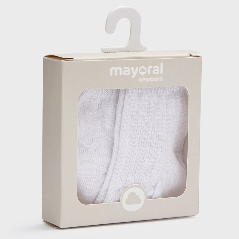 Mayoral 22-09474-091 Komplet 2 pary skarpetek chłopiec 9474-91 biały - - #tag1# - #tag2# - #tag3# - #tag4#