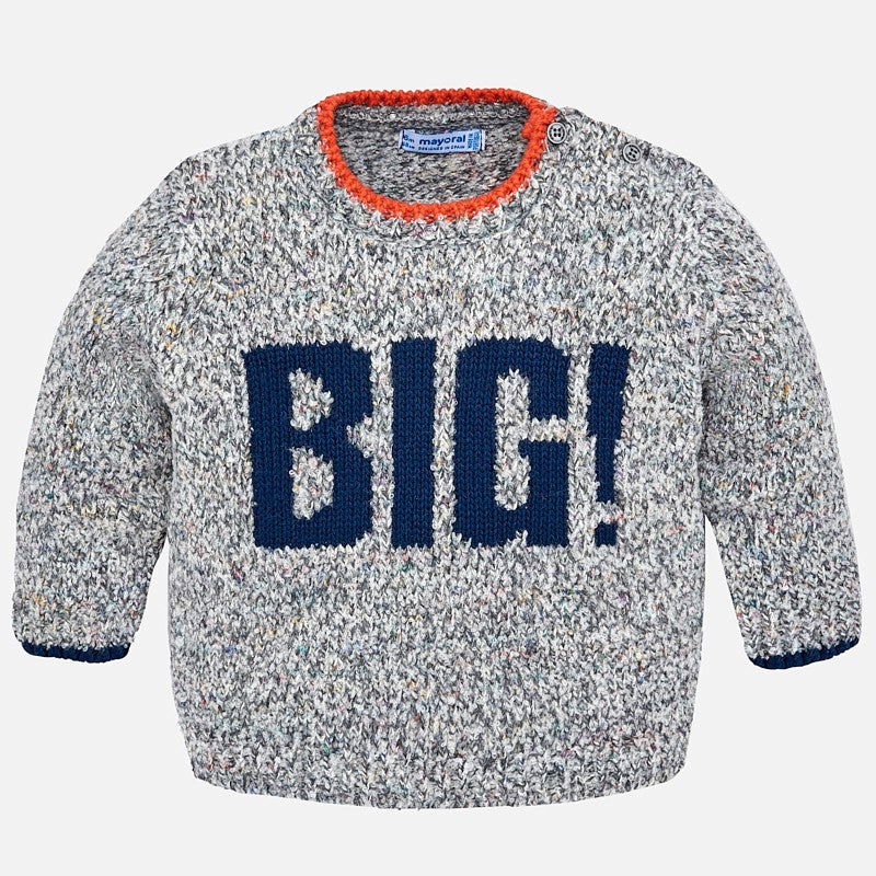 Mayoral 2328-95 Sweter chłopięcy szary - - #tag1# - #tag2# - #tag3# - #tag4#