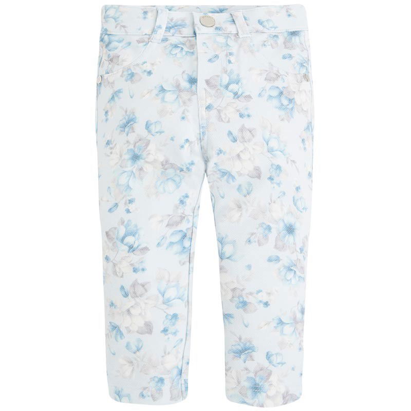 Mayoral 2775-43 Jegginsy dzianina nadruk  kolor Błękitny -  - #tag1# - #tag2# - #tag3# - #tag4#