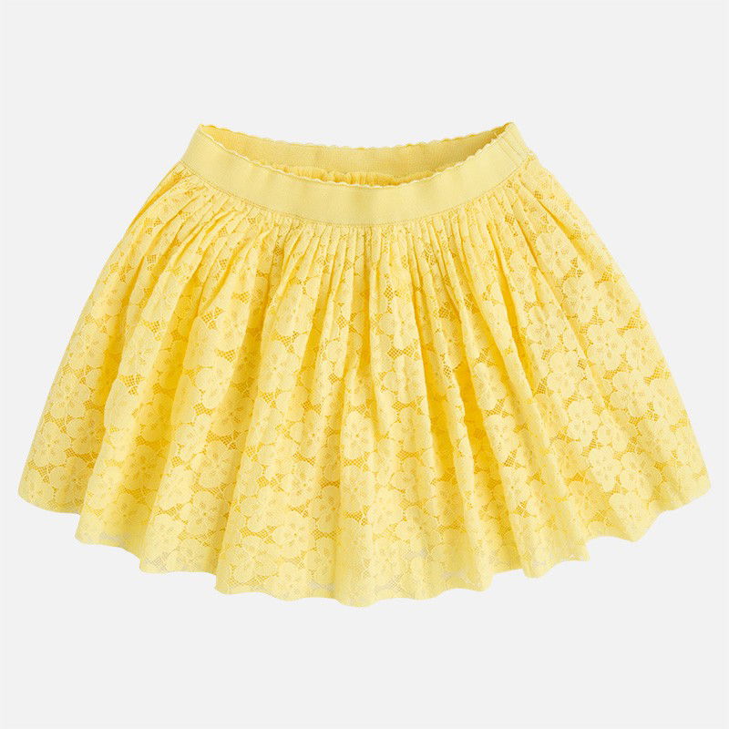Mayoral 3914-89 Spódnica dziewczęca koronka kolor Cytryna - - #tag1# - #tag2# - #tag3# - #tag4#