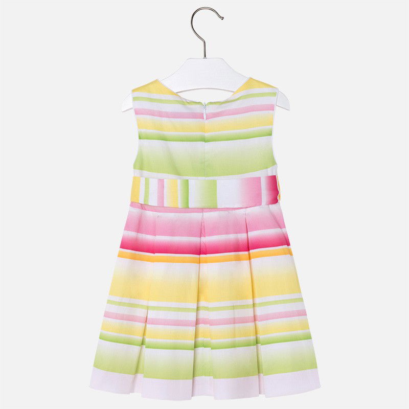 Mayoral 3950-46 Sukienka dziewczęca kokardka kolor Żółty -  - #tag1# - #tag2# - #tag3# - #tag4#