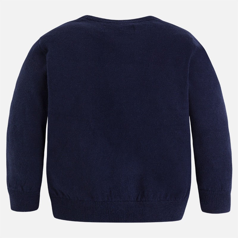 Mayoral 4307-71 Sweter trykot intarsja kolor Nieb.ciem - - #tag1# - #tag2# - #tag3# - #tag4#