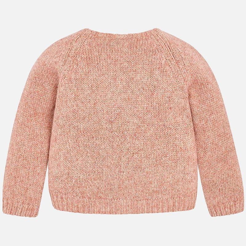 Mayoral 4322-30 Sweter dziewczęcy wkładany przez głowę różowy -  - #tag1# - #tag2# - #tag3# - #tag4#