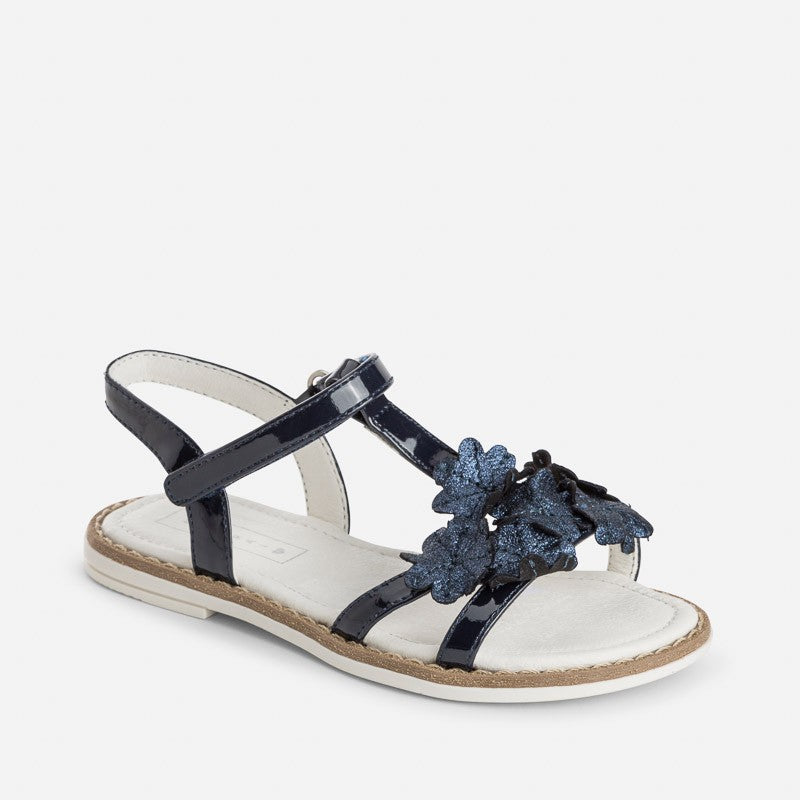 Mayoral 43785-56 Sandałki kwiaty  kolor Granatowy -  - #tag1# - #tag2# - #tag3# - #tag4#