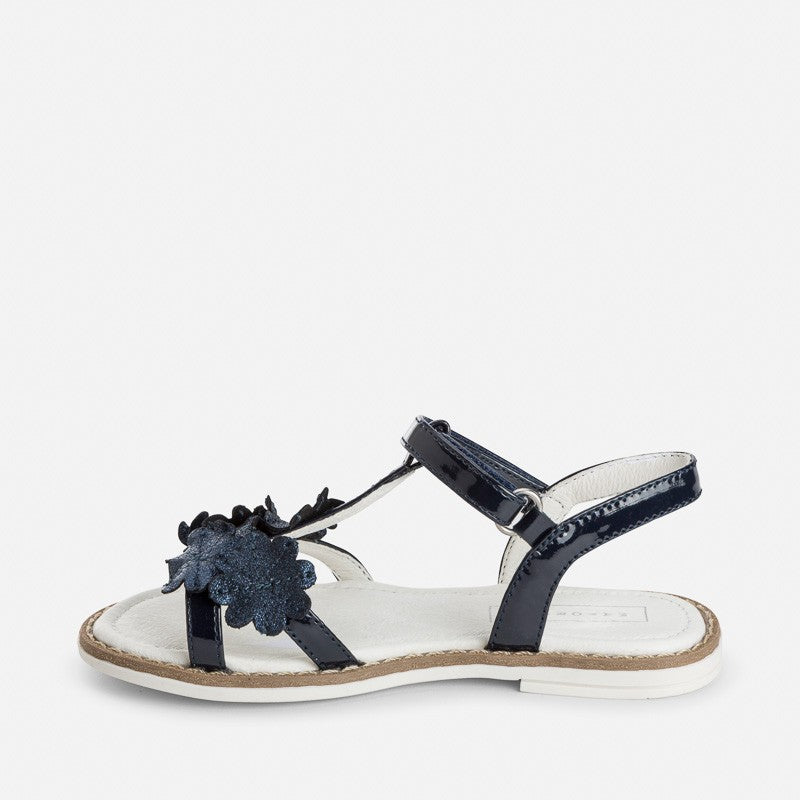 Mayoral 43785-56 Sandałki kwiaty  kolor Granatowy -  - #tag1# - #tag2# - #tag3# - #tag4#