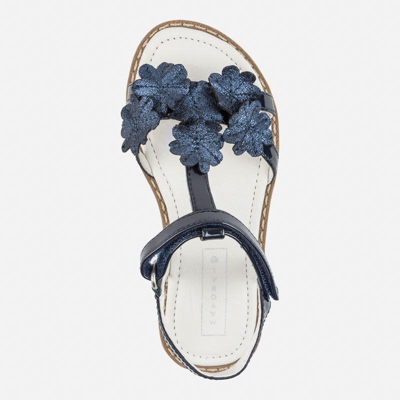 Mayoral 43785-56 Sandałki kwiaty  kolor Granatowy -  - #tag1# - #tag2# - #tag3# - #tag4#