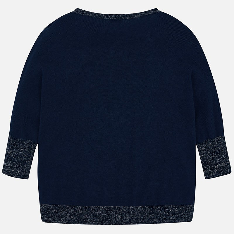 Mayoral 6301-62 Sweter dziewczęcy kolor granat - - #tag1# - #tag2# - #tag3# - #tag4#
