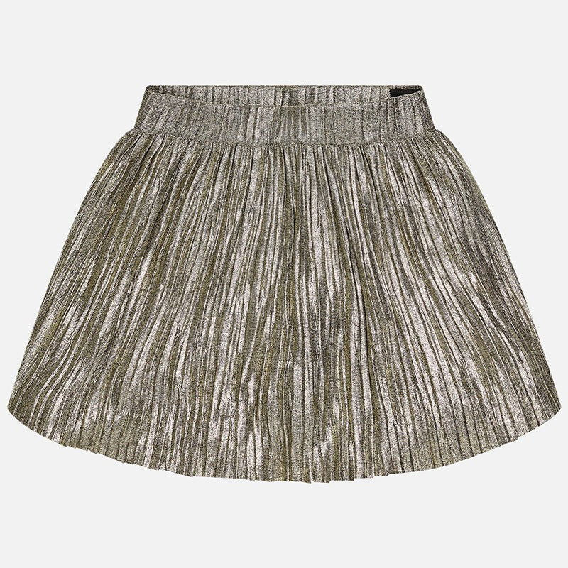 Mayoral 7915-47 Spódnica plisowana metalowa kolor Brąz - - #tag1# - #tag2# - #tag3# - #tag4#