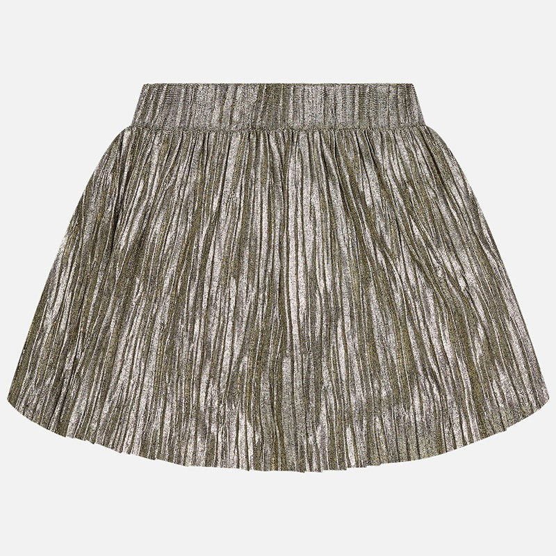 Mayoral 7915-47 Spódnica plisowana metalowa kolor Brąz -  - #tag1# - #tag2# - #tag3# - #tag4#
